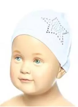 Шапка детская для девочки трикотажная 76441