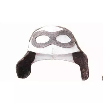 Шапка д/бани эконом пилот фигурная бвс013