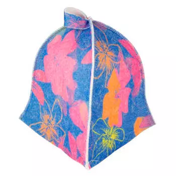 Шапка для бани бацькина баня Магия Цветов