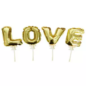 Шар патибум лове голд самодув 16 см 6067359