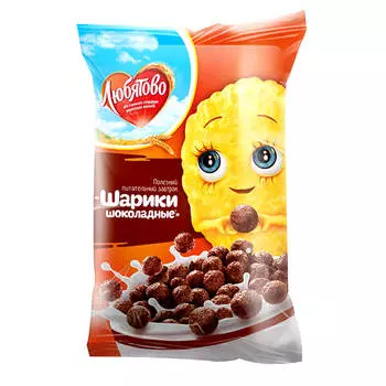 Шарики Любятово 200г шоколадные юнайтед бейкерс пакет