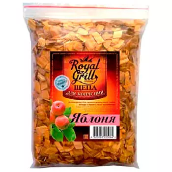Щепа д/копчения 1л ройалгрилл яблоня 80-154