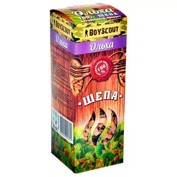 Щепа для копчения ольховая 1л бойскаут 61043