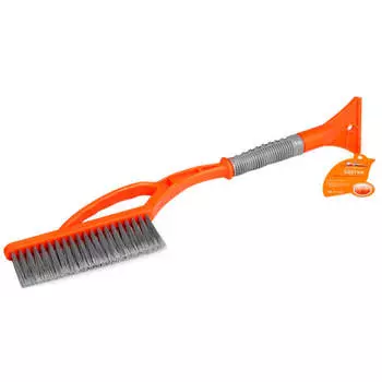 Щетка со скребком для удаления снега и льда с мягкой ручкой aв-2125