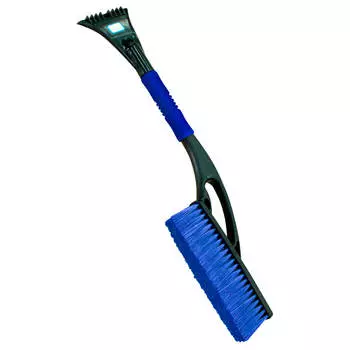 Щетка со скребком для удаления снега и льда с мягкой ручкой 60 см aв-2124 aв-2124