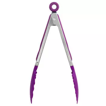 Щипцы кухонные Европа 22 см фиолетовые t002 a