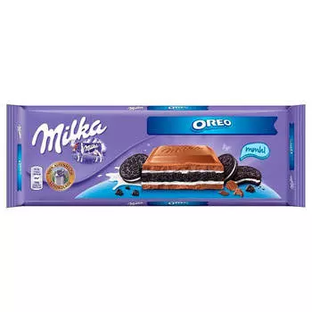 Шоколад Milka 300г молочный с печеньем Oreo мондэлисс