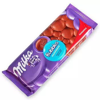 Шоколад Milka 90г молочный пористый мондэлисс