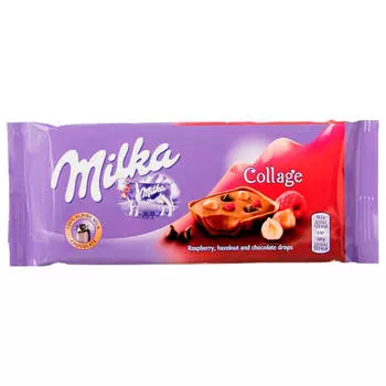 Шоколад Milka 93г молочный фруктовый коллаж мондэлисс