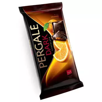 Шоколад Pergale 100г темный с апельсиновой начинкой