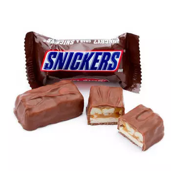 Шоколадные батончики сникерс minis Mars