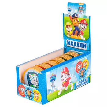 Шоколадные медали щенячий патруль 21г Сладкая Сказка