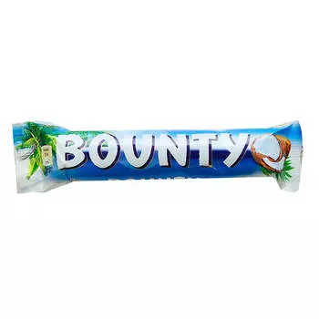 Шоколадный батончик Bounty 55г Mars