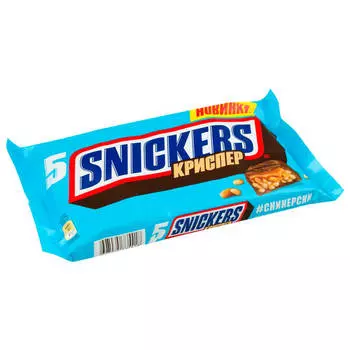 Шоколадный батончик Snickers Crisper 60г Mars