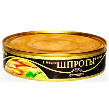 Шпроты Морское содружество в масле 160г