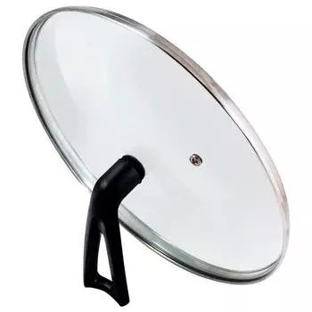 Крышка стеклянная 28см Mallony Vetro-Special г-тип бекелитовая ручка 987035