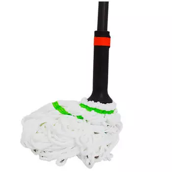 Швабра Моп телескопическая ручка насадка микрофибра hy3304