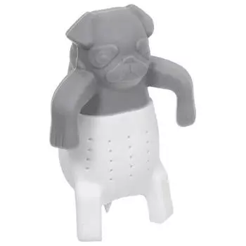 Ситечко для заваривания чая 9,5*6,5см Marmiton собака силикон 16177