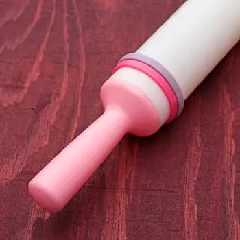 Скалка кондитерская 35,5*4,5см ограничители 1518407