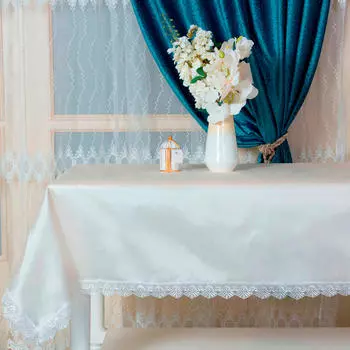 Скатерть ария 160*220см казиб кремовый в п/у