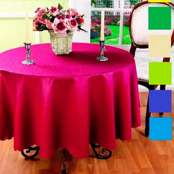 Скатерть Asal Gofra 160*220см влаговпитывающая овальная розовый 8649