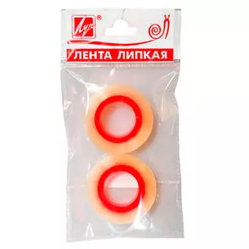 Скотч 2шт 12мм*30м Луч 80276