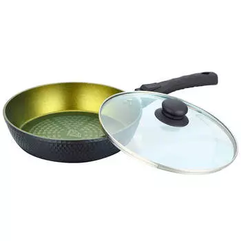 Сковорода 28см BEKKER Emerald съемная ручка крышка bk-3787