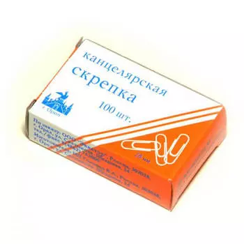 Скрепки 28мм 100шт
