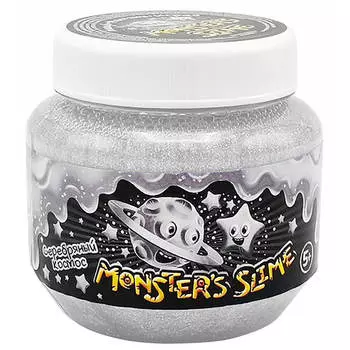 Slime Monsters классический большой 250 мл серебряный космос