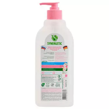Гель для мытья детской посуды Synergetic 500мл биоразлагаемый