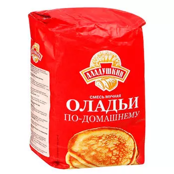Смесь мучная Аладушкин 800г оладьи по-домашнему