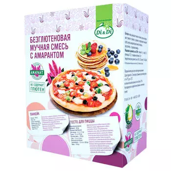 Смесь мучная безглютеновая с амарантом 500г ди энд ди