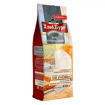 Смесь мучная Хлеббург 450г хлеб кубанский