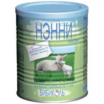 Смесь нэнни 400г молочная на основе козьего молока до года