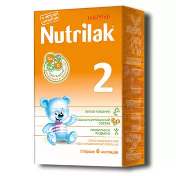Смесь Nutrilak-2 350г молочная с 6 до 12 месяцев