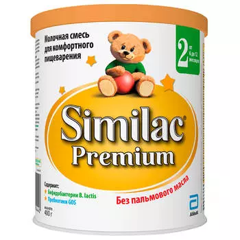 Смесь Similac-2 Premium с 6 до 12 месяцев 400г