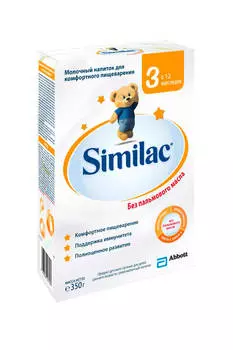 Смесь Similac-3 350г молочная с 12 месяцев