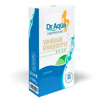 Соль для ванн Aqua кедр хвойный концентрат 800гр