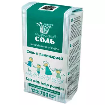 Соль Гарнец 700г водорослевая с ламинарией