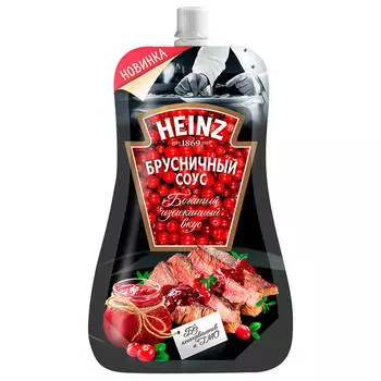 Соус Heinz 230г брусничный дой-пак