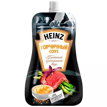 Соус Heinz 230г горчичный дой-пак