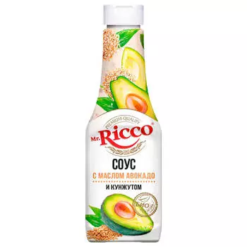Соус Mr.Ricco 310г с маслом авокадо и кунжутом пэк-бутылка