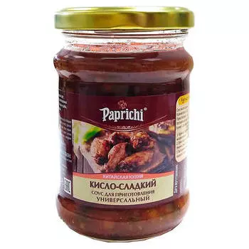 Соус папричи 270 г кисло-сладкий ст/б