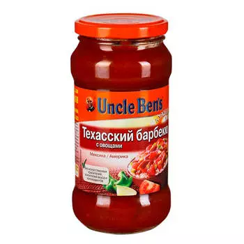 Соус Uncle Bens 210г техасский барбекью ст/б