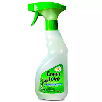 Спрей-очиститель Green Love 500мл для ванной и душа