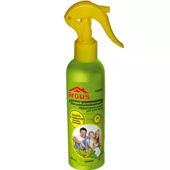 Спрей репеллентный аргус защита от комаров, мошек, слепней 200 мл