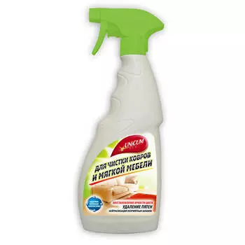 Средство для чистки ковров и мягкой мебели Unicum 500мл спрей