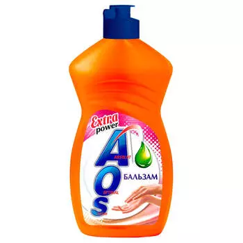 Средство для мытья посуды AOS 450г бальзам