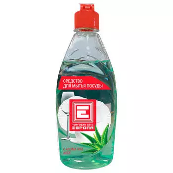 Средство д/мытья посуды Европа 450 л алоэ