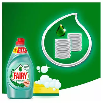 Средство для мытья посуды Fairy 650мл нежные руки чайное дерево и мята
